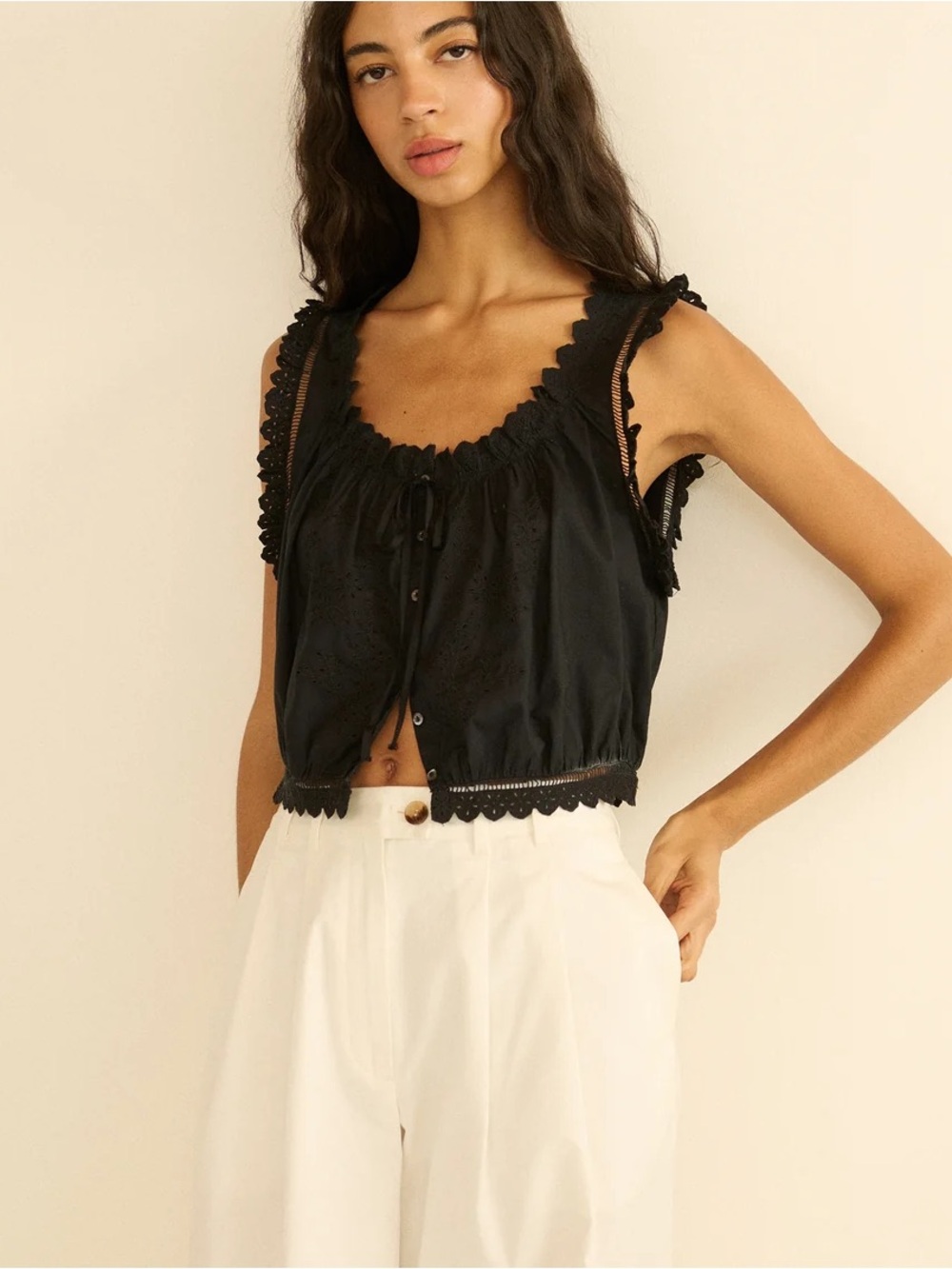 Dôen Traveller Top in Black
